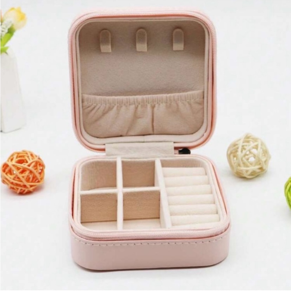 Chic Pink and Cream Travel Bag with Compact Design